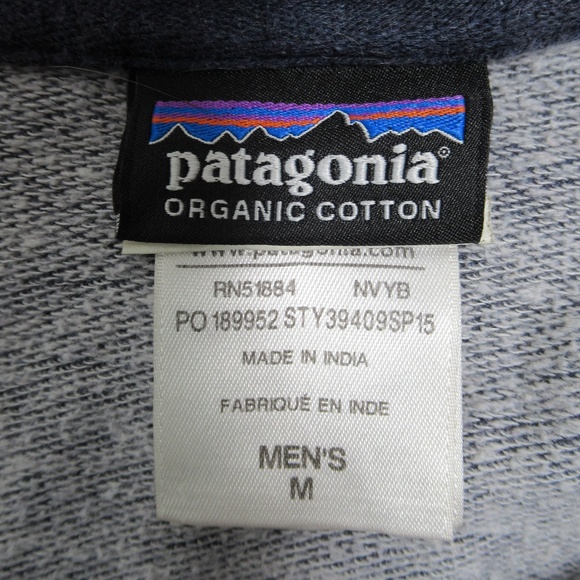 Patagonia M's Patagonia® Brushed Badge Lightweight Hooded Full-Zip Sweatshirt M - Picture 10 of 12
